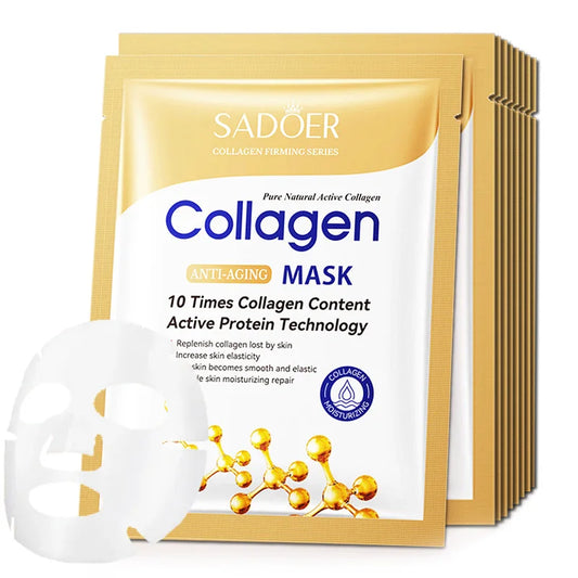 Anti-wrinkle Collagen Face Mask Moisturizing Anti-aging Repair Brightening skincare Face Sheet Mask Facial Masks Skin Care